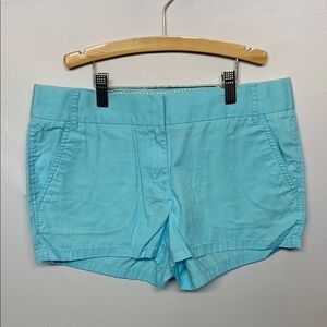 J CREW CHINO Women's Blue Shorts
